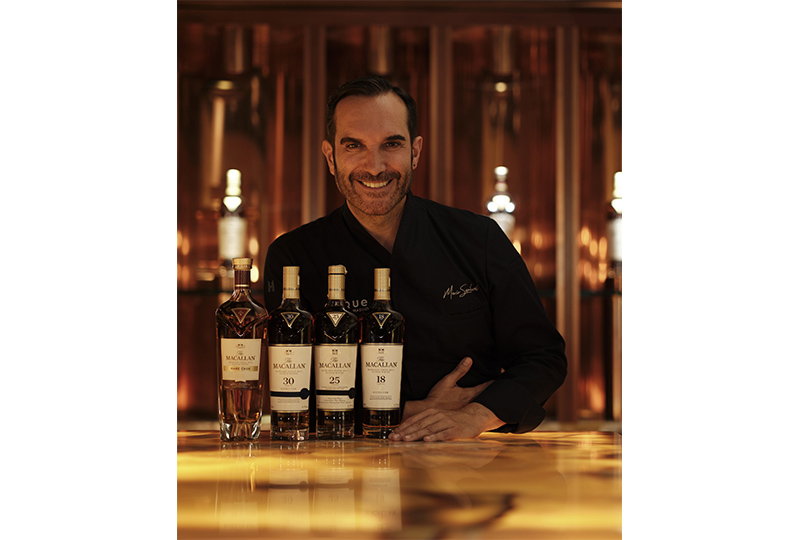 Foto: Chef Mario Sandoval y el whisky de malta The Macallan en el restaurante Coque