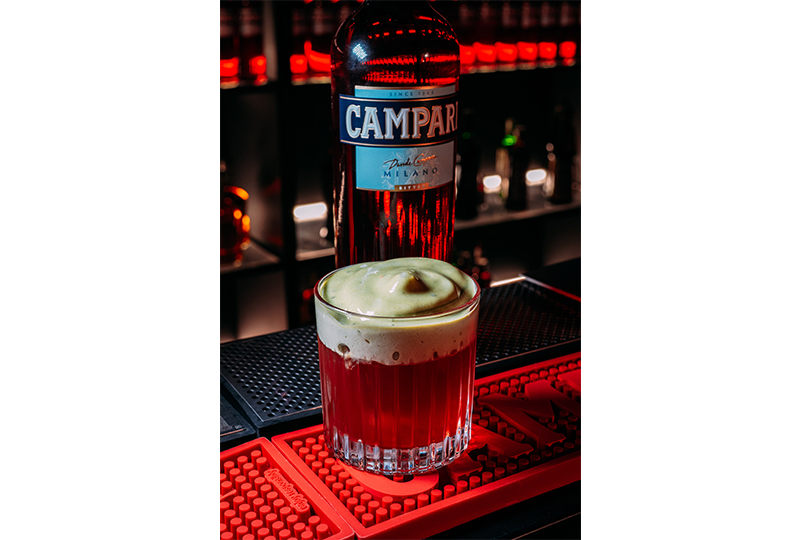 Cóctel 'Negroni Mariposa Verde'